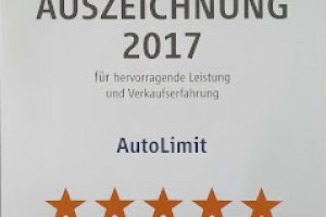 Von AutoScout24 Top-Händler Auszeichnung 2017 erhalten!