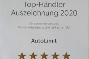 Von AutoScout24 Top-Händler Auszeichnung 2020 erhalten!