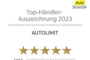 Von AutoScout24 Top-Händler Auszeichnung 2023 erhalten!
